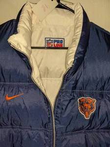 NFL ProLine Nike Chicago Bears Reversible Vest Sz XL