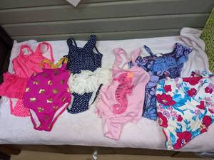 6 InfantToddler Girls Swimming Suits - 12 Months - 3 Years