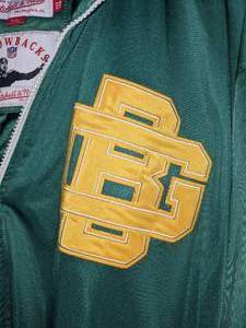 Mitchell & Ness Green Bay Packers Throwback Jacket, 3XL