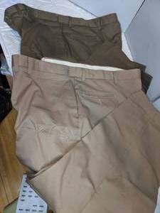 2 Pair of Timber Creek Perfect Fit Mens Pants 48 x 30