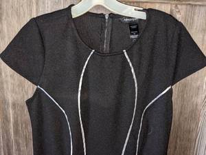 Ashley Stewart Black Go-To Dress Sz 12
