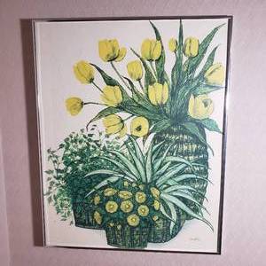 1970s Pop Lithograph by New York Artist Ida Pellei