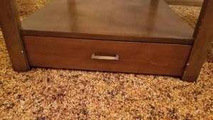Vintage 70s Smoked Glass Side Table