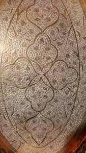 Large Oval Brass Tray