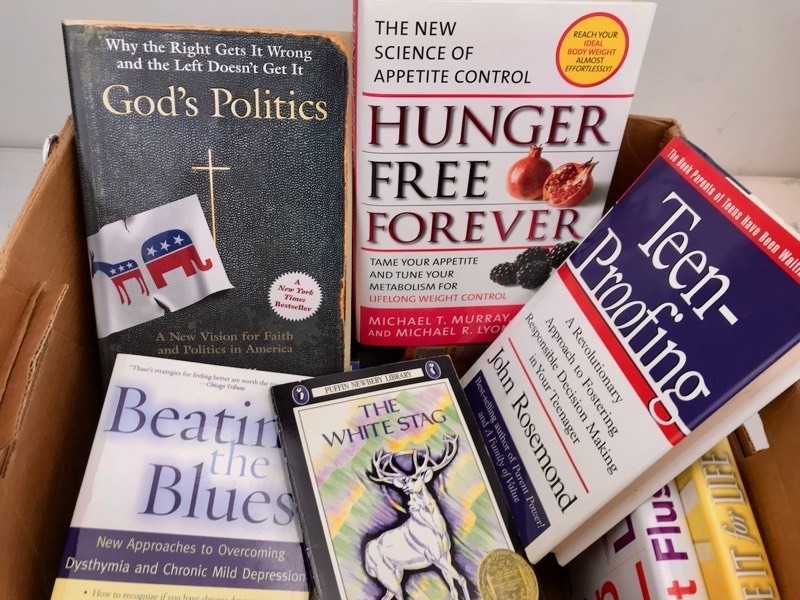 Box of Books #7 - Adult Novels  Diet Books