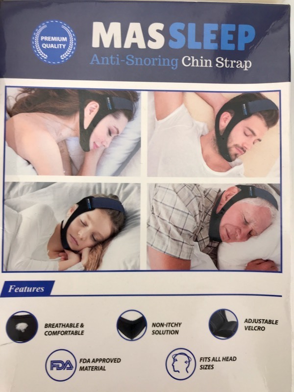 MasSleep - Anti-Snoring Chin Strap
