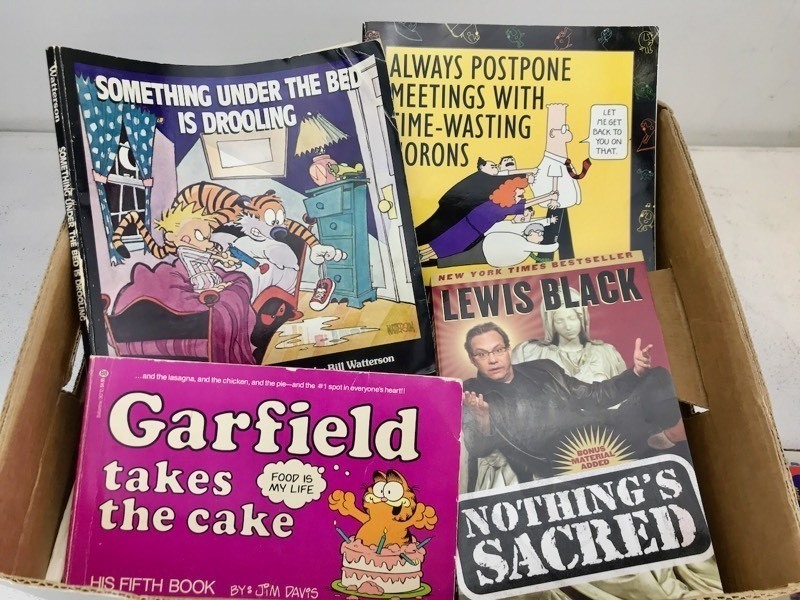 Box of Books #1 - Comic Books  Political Humor