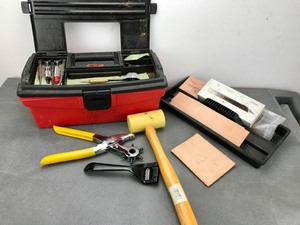 Leather Work Tools  Tool Box