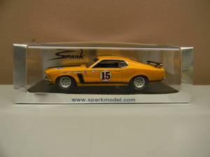 SPARK 143 SCALE FORD MUSTANG n15 TRANS-AM 1970 - IN BOX - NICE - SEE PICTURES