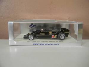 SPARK 143 SCALE TEAM LOTUS 79 n5 WINNER BELGIUM GP 1978 - IN BOX - NICE - SEE PICTURES