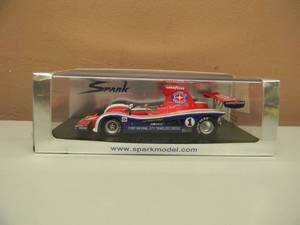 SPARK 143 SCALE LOLA T333 CS n1 WINNER MOTORSPORT 1977 - IN BOX - NICE - SEE PICTURES