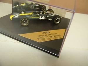QUARTZO 143 SCALE 4001 LOTUS 49 JIM CLARK DUTCH G.P. 1967 WINNER - NICE - IN BOX - SEE PICTURES