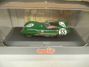 QUARTZO 143 SCALE LOTUS ELEVEN ALLISON  K. HALL #55 LE MANS 1957 - LIMITED EDITION 0961 OF 3000 - NICE - IN BOX - SEE PICTURES