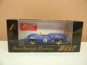 MODEL BEST 143 SCALE LOLA T70 SPYDER ST. JOVITE 1966 MARK DONOHUE - IN BOX - NICE - SEE PICTURES