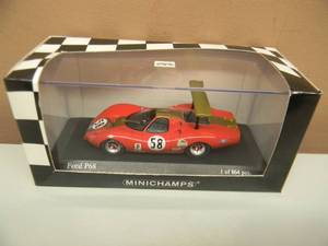 MINI CHAMPS 143 SCALE ( 1 0F 864 PCS) FORD P68 BOAC 500 BRANDS HATCH 1969 HULME  GARDNER - IN BOX - NICE - SEE PICTURES