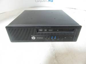 lot 23 image: HP&nbspEliteDesk 800 G1 USDT&nbspINTEL(R) CORE(TM) I7-4770S CPU  3.10GHZ 16GB RAM 