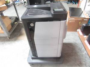 lot 72 image: HP&nbspColor LaserJet Enterprise M651,  on wheels, rolls smooth 