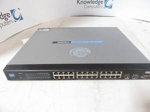 lot 81 image: Cisco SRW2024 24 Port Fanless Switch