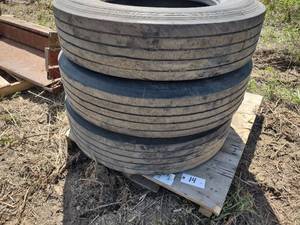 (3) Retread 11R24.5 Tires...