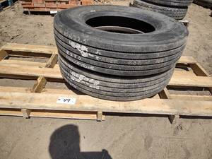 (2) Bridgestone R250 10R22.5 Tires...