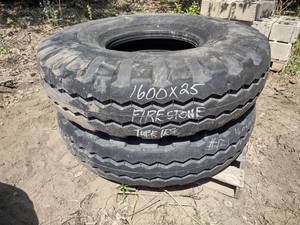 (2) Firestone 16.00-25 Tires ...