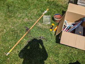 Garden Pot, Flashlight, and Fabric Coolers 