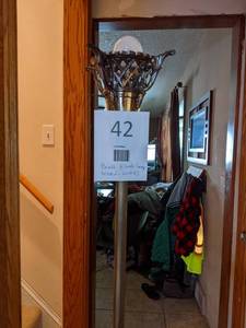 Vintage Brass Floor Lamp