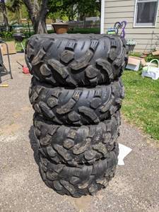 Set of 4 ATV Tires - 900 XLT 27 X 9.00R12 NHS 55L