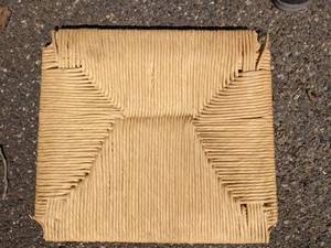 2 Woven Wicker Chair Seats - Nice Condition