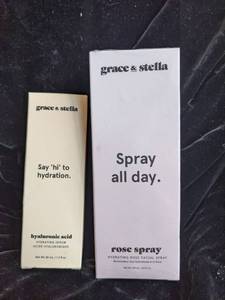 Grace & Stella Spray all Day and Hyaluronic Acid Hydrating Serum