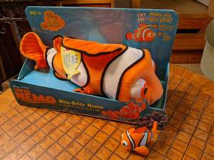 Large Talking Plush NEMO with Small Plastic NEMO
