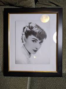 Framed Pic of Audrey Hepburn
