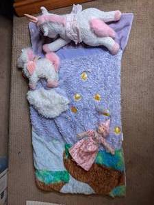 Childrens Girl Sleeping Bag wExtras