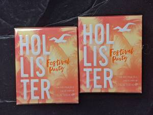 2 Bottles of Hollister Festival Party Eau de Parfum 1.7 fl. oz each