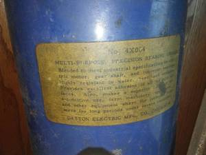 Vintage Grease can, trouble light  more.