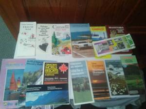 Maps & brochures Canada, Duluth. Oak Island on Nova Scotia map.