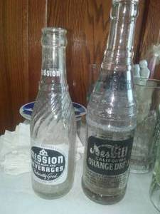 Misc. Nesbitts, Mission bottles, wedding cake topper.