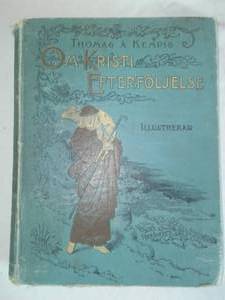 Rare Swedish Book Thomas A. Kempis Om Kristi Efterfoljelse, 1893.
