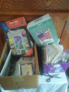 Needle work patterns, clothing patterns, latch hook, thread & more.