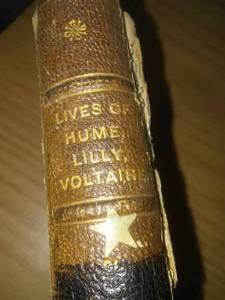 Book 1826 The autobiographies of David Hume, William Lilly & Voltaire, London Hunt & Clarke.