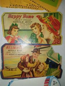 Vintage Sewing kits & cards.