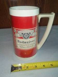 Vintage Budweiser Insulated Mug.