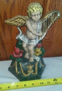 Cast Angel Door Stop