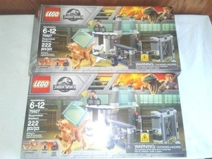 2 Lego sets. Jurassic Park.   # 75927 $ 70 valve.