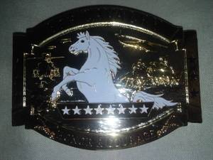 8th Cavalry Honor & Courage Belt Buckle, New.