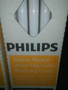 2 cases, 10 bulbs each, Phillips T8 Florent tubes