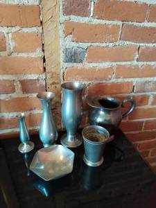 Collection of misc. pewter items