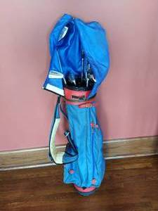 Ladys PowerBilt Golf Clubs and Bag