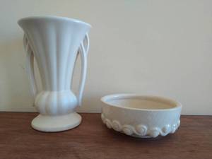 Two McCoy Pottery Items