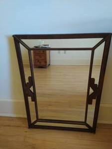 Wall Mirror with Metal Frame